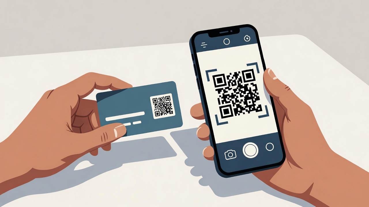 QRコードをスマホでスキャン